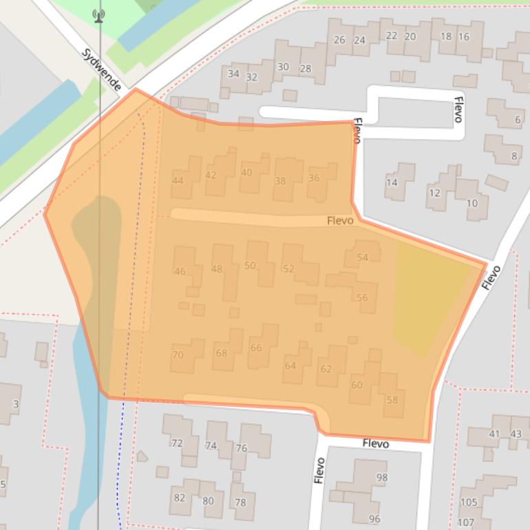 Kaart van postcodegebied 9204JP.