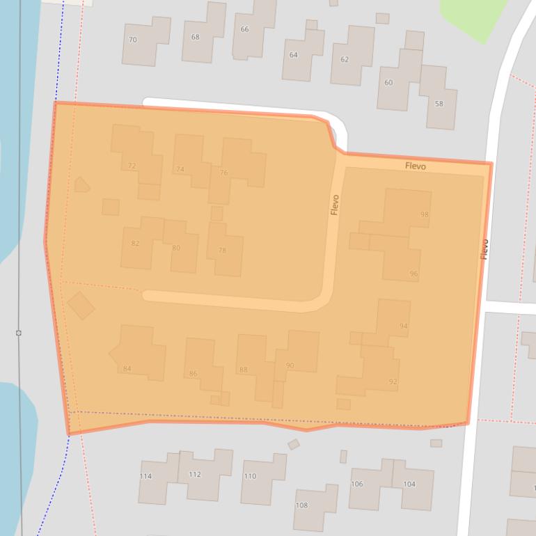 Kaart van postcodegebied 9204JR.