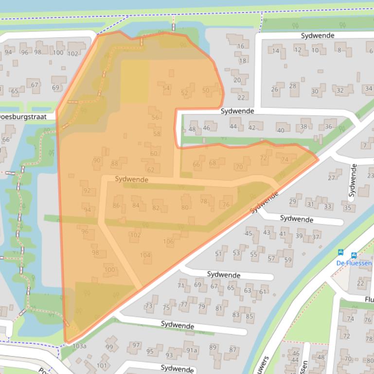 Kaart van postcodegebied 9204KG.