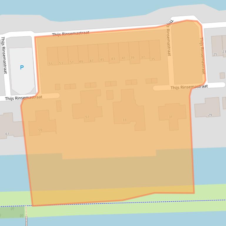 Kaart van postcodegebied 9204LC.