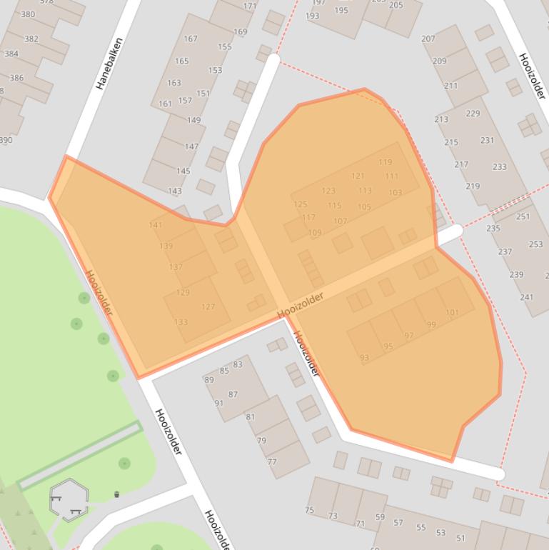 Kaart van postcodegebied 9205CJ.