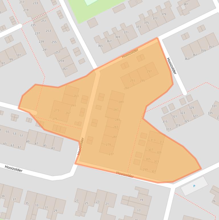 Kaart van postcodegebied 9205CN.
