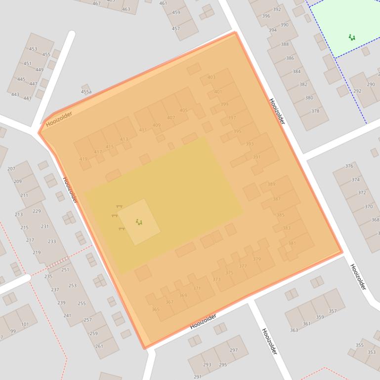 Kaart van postcodegebied 9205CR.