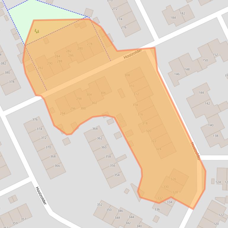Kaart van postcodegebied 9205CT.