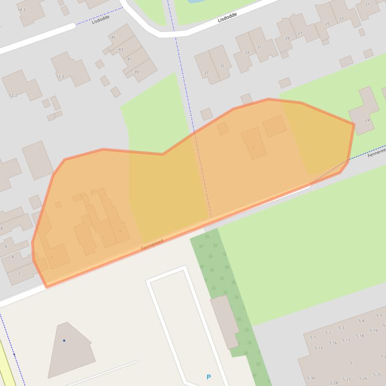 Kaart van postcodegebied 9207AC.