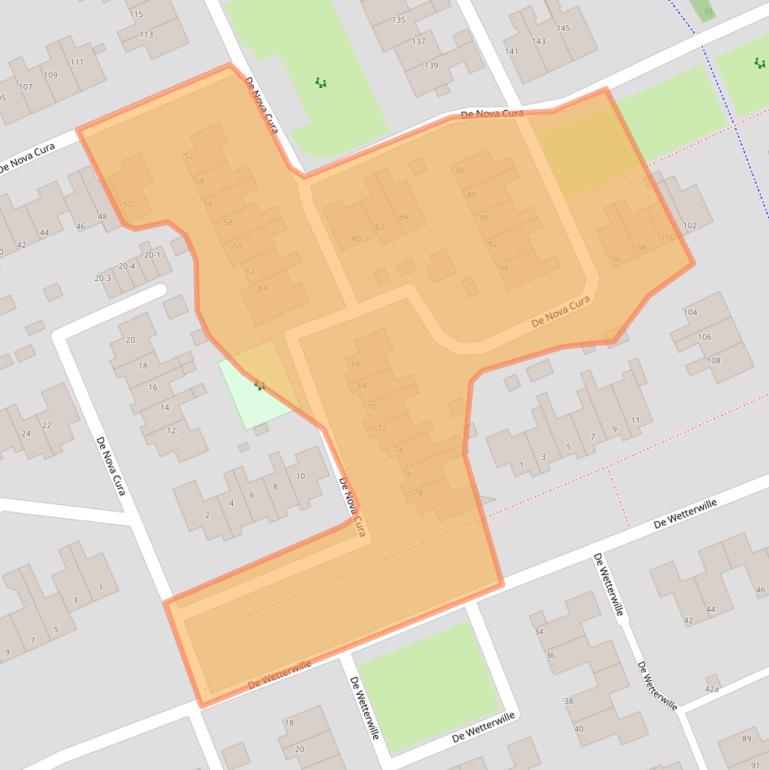 Kaart van postcodegebied 9207BX.