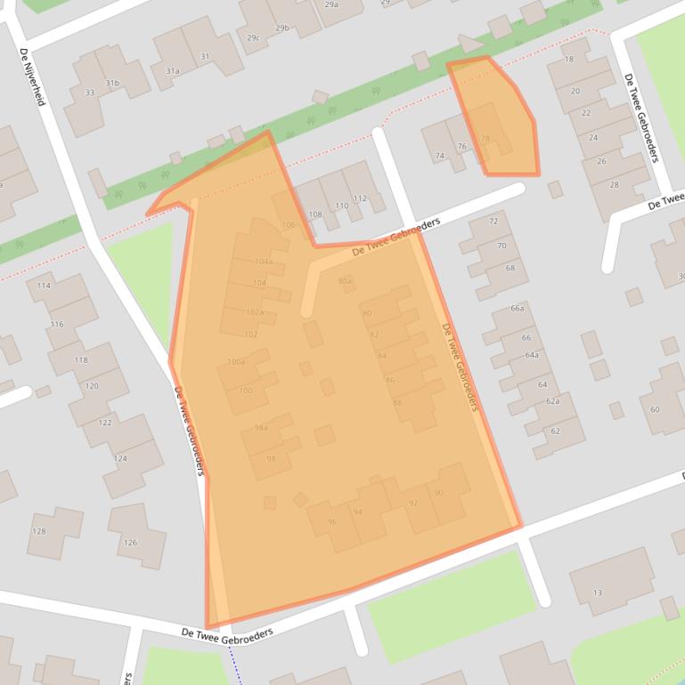 Kaart van postcodegebied 9207CH.