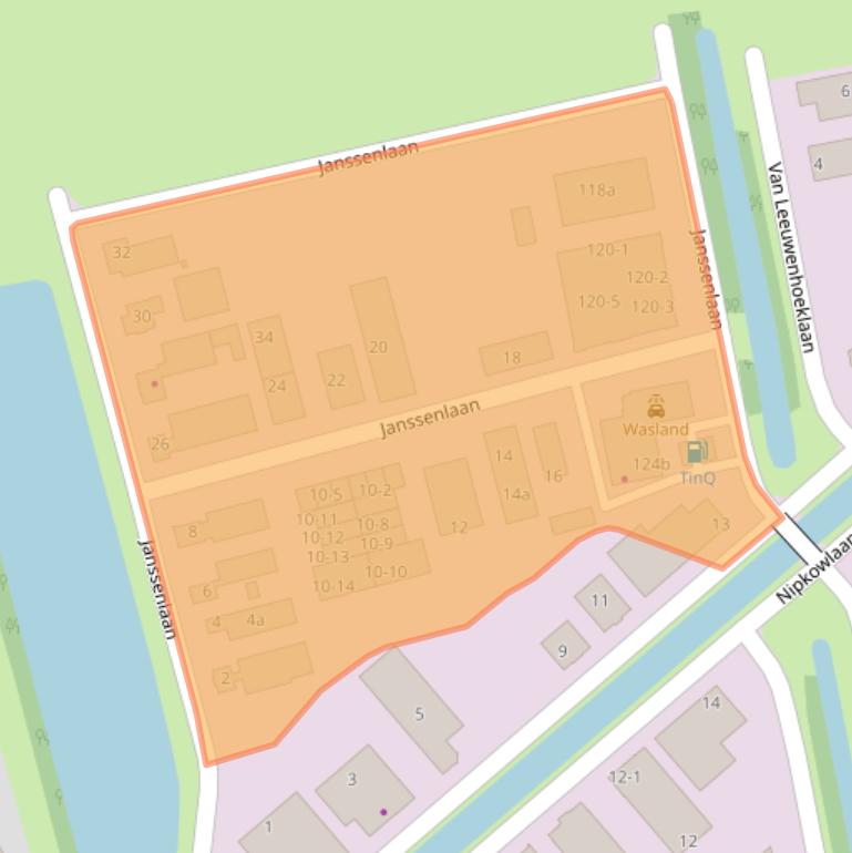 Kaart van postcodegebied 9207JD.