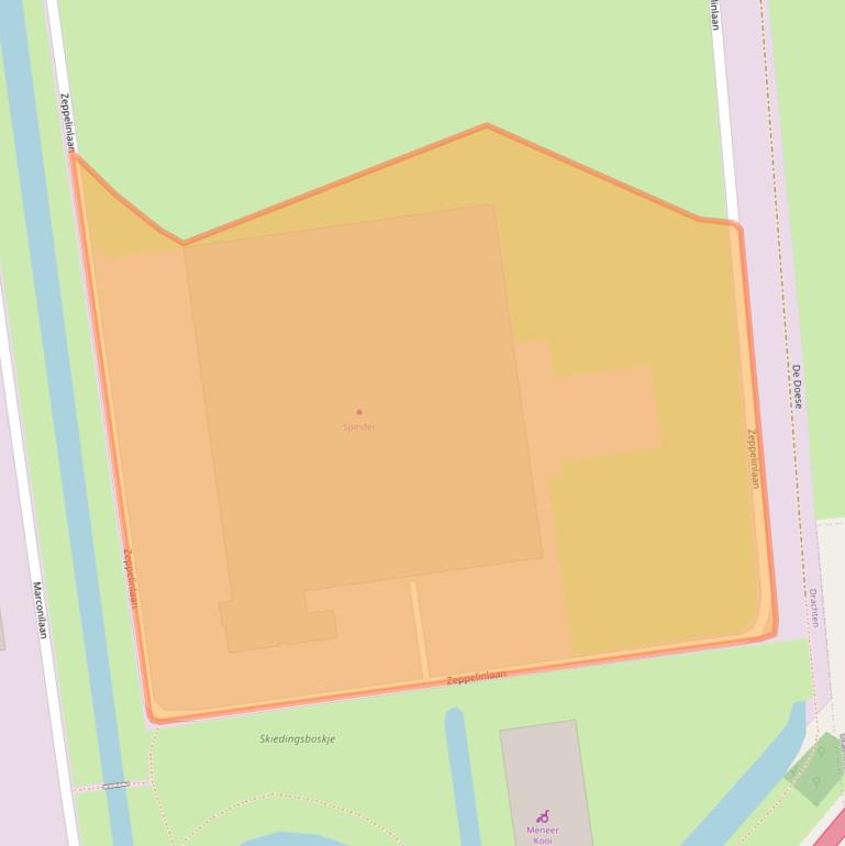 Kaart van postcodegebied 9207JG.