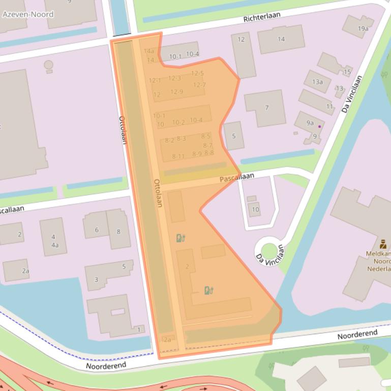 Kaart van postcodegebied 9207JR.