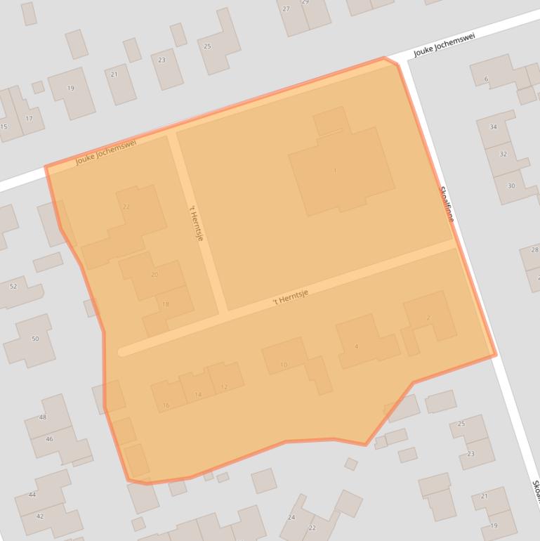 Kaart van postcodegebied 9212PJ.