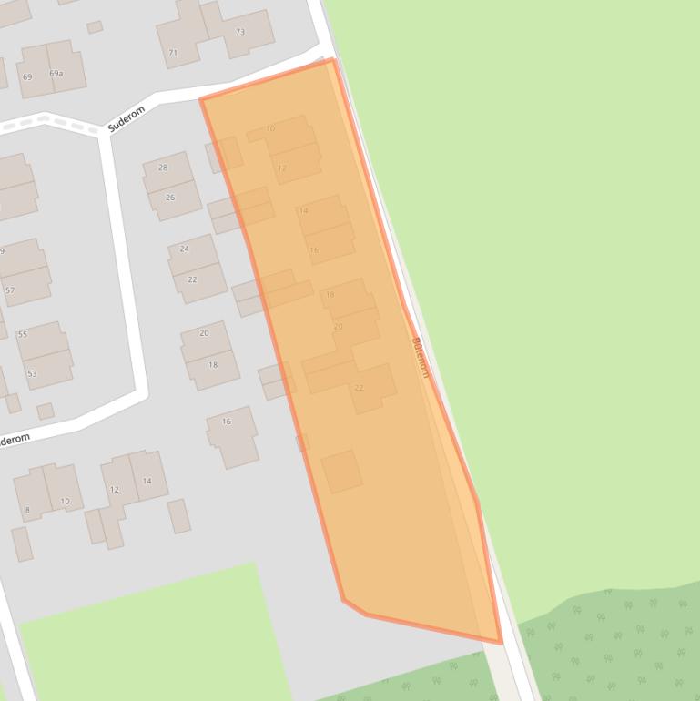 Kaart van postcodegebied 9212PT.