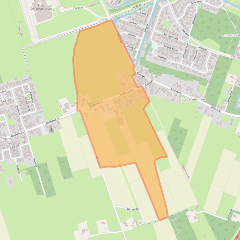 Kaart van postcodegebied 9212RB.