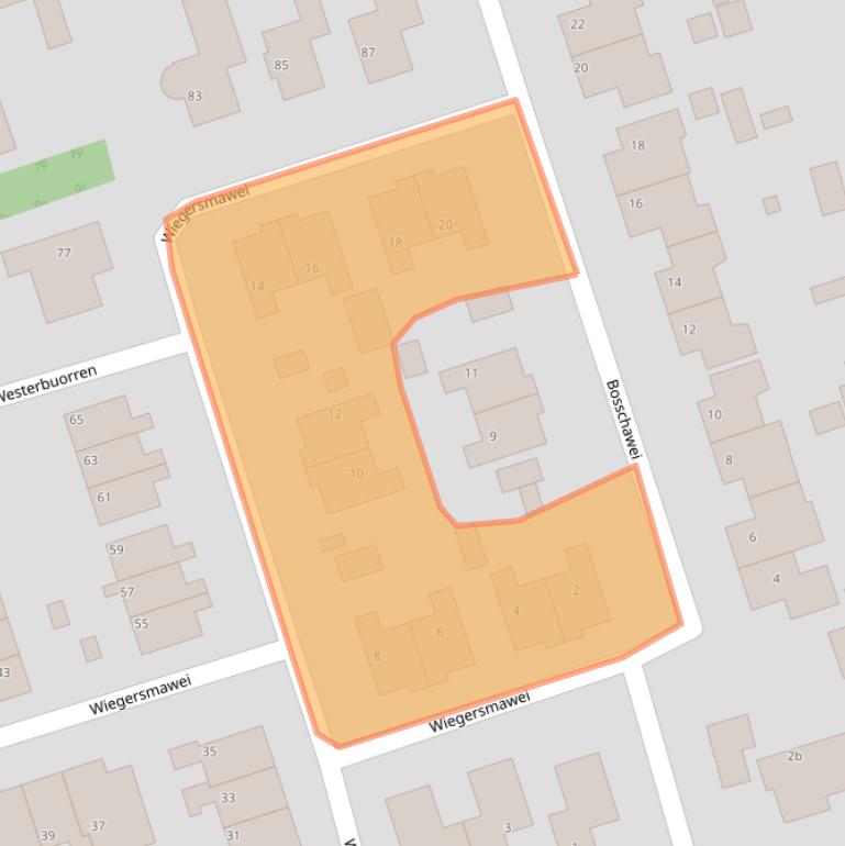 Kaart van postcodegebied 9212RE.