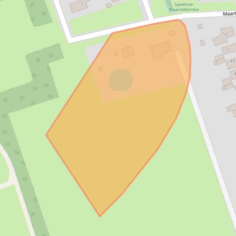 Kaart van postcodegebied 9212RP.