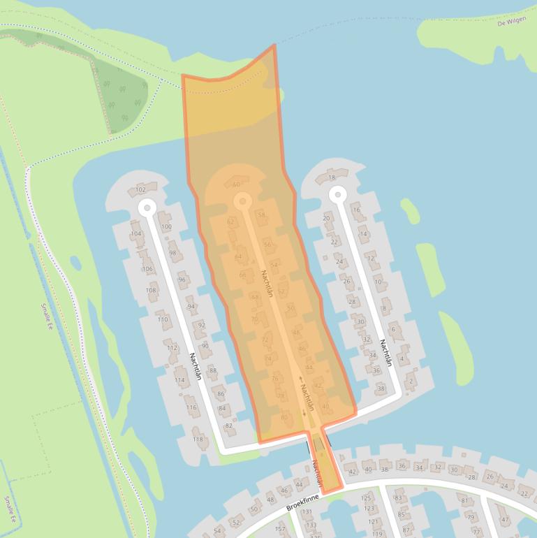 Kaart van postcodegebied 9213RH.