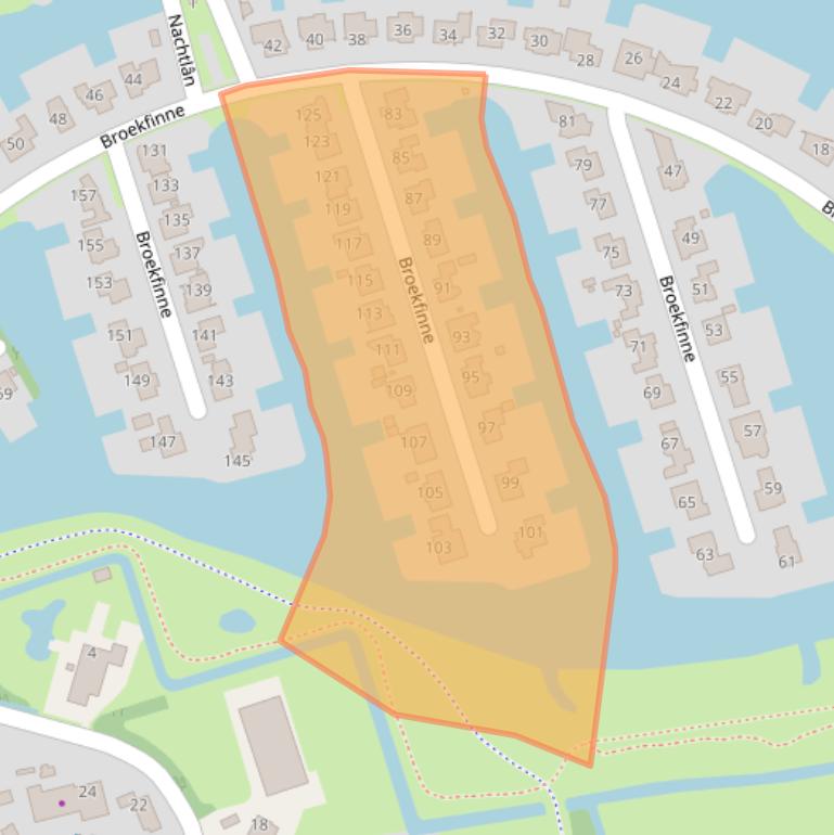 Kaart van postcodegebied 9213RN.