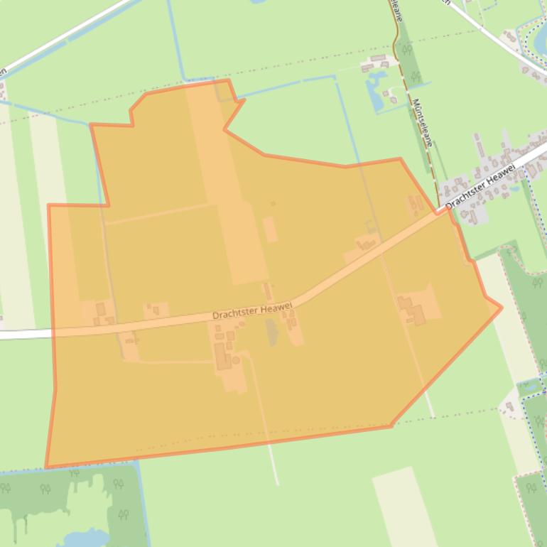 Kaart van postcodegebied 9213VH.