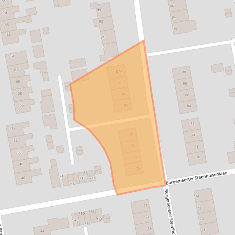 Kaart van postcodegebied 9215KH.