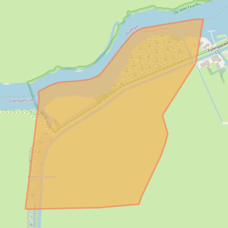 Kaart van postcodegebied 9215VR.