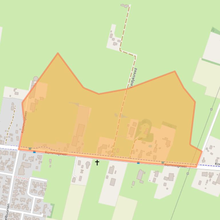 Kaart van postcodegebied 9218PG.