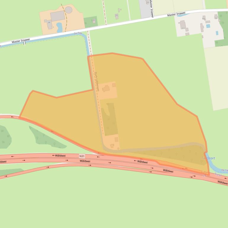 Kaart van postcodegebied 9219VT.