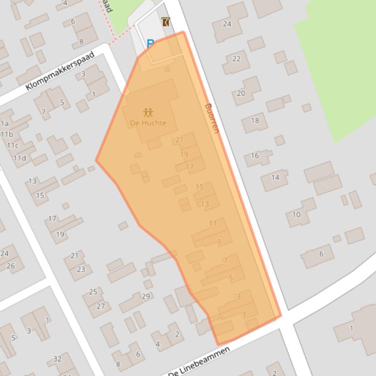 Kaart van postcodegebied 9223LB.