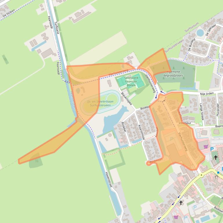 Kaart van postcodegebied 9231AR.