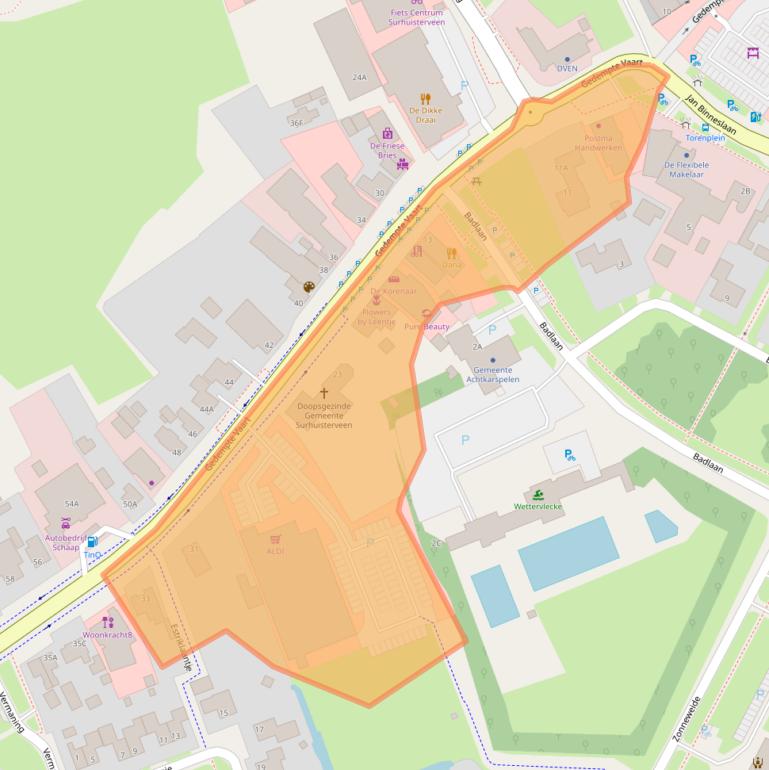 Kaart van postcodegebied 9231AS.