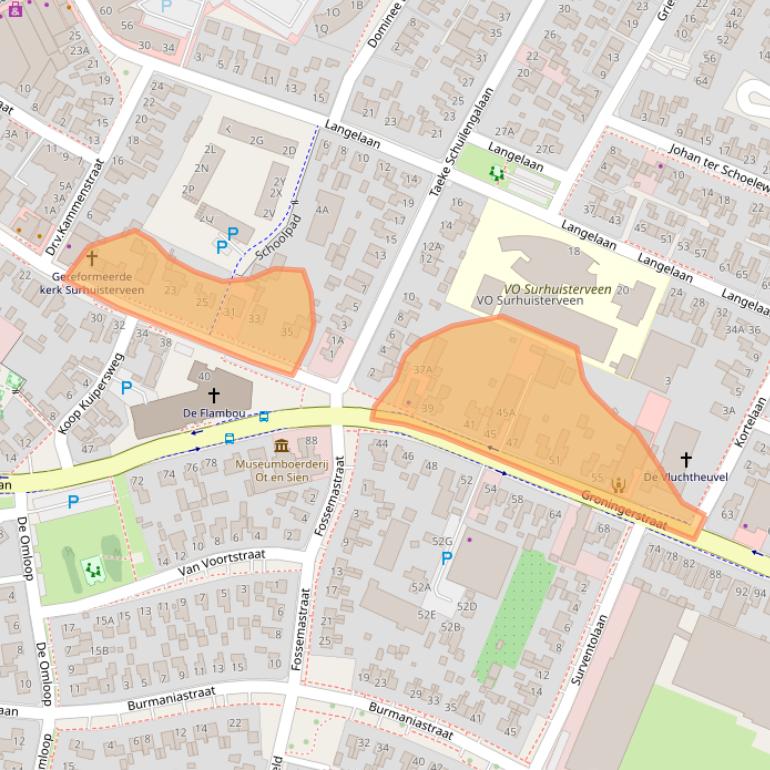 Kaart van postcodegebied 9231CJ.