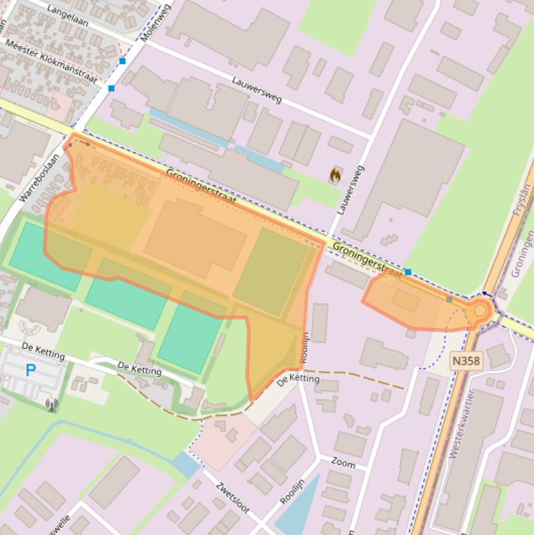 Kaart van postcodegebied 9231CR.