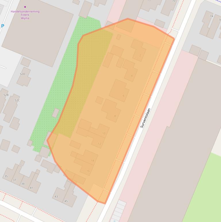 Kaart van postcodegebied 9231CS.