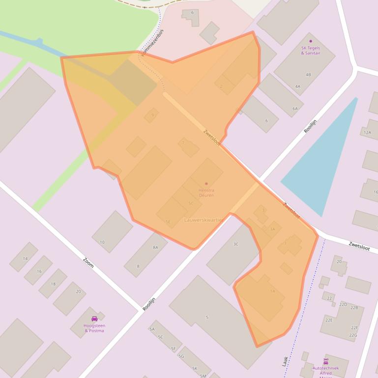Kaart van postcodegebied 9231DW.