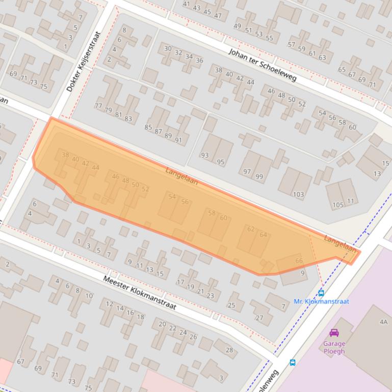 Kaart van postcodegebied 9231EP.