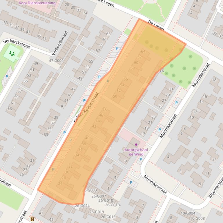 Kaart van postcodegebied 9231GA.