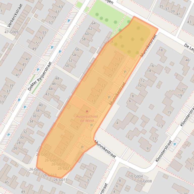 Kaart van postcodegebied 9231GN.