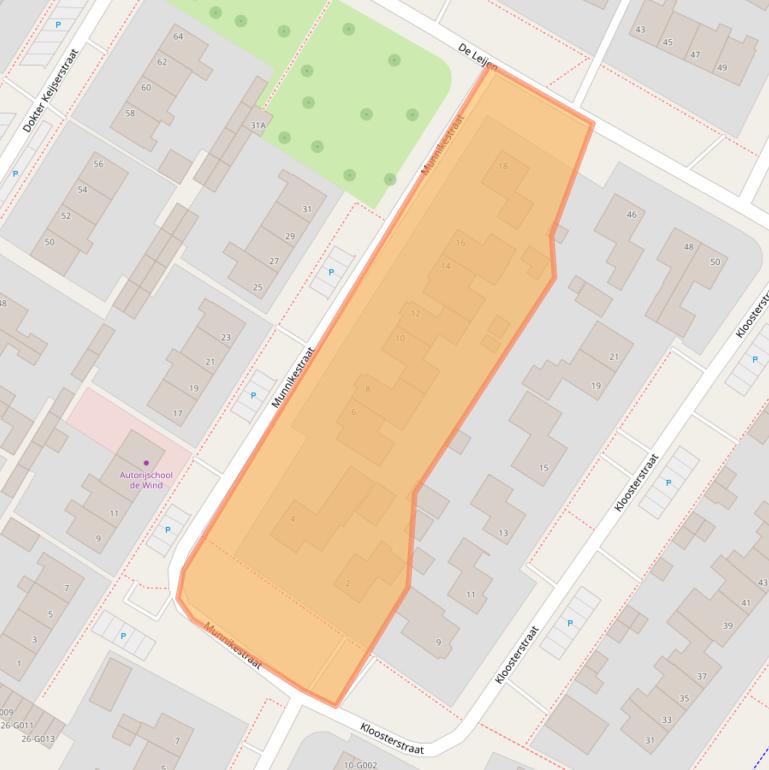 Kaart van postcodegebied 9231GP.