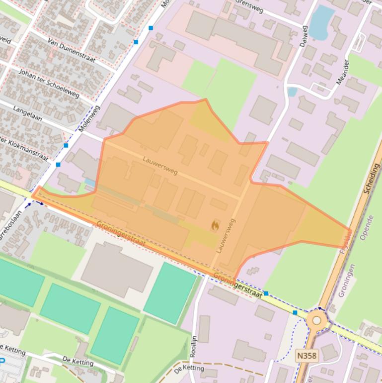 Kaart van postcodegebied 9231GR.