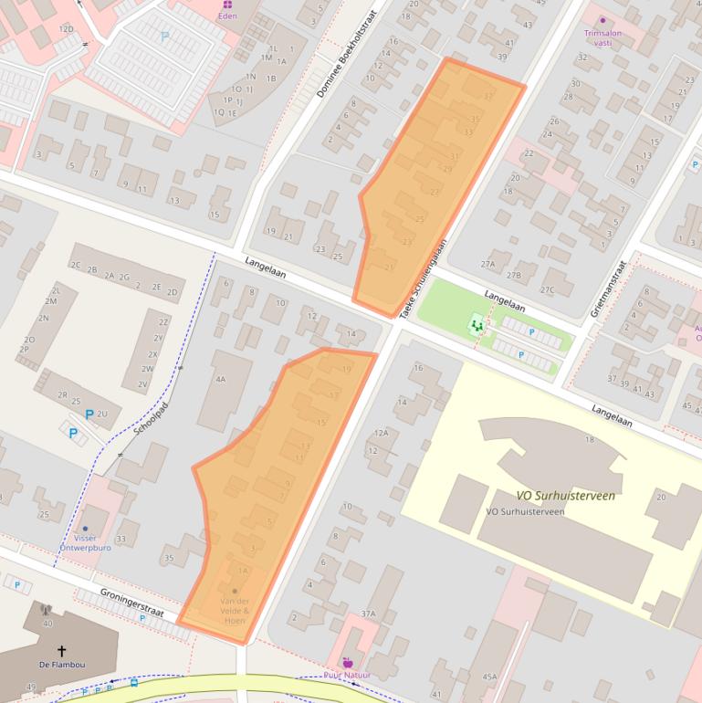 Kaart van postcodegebied 9231GS.