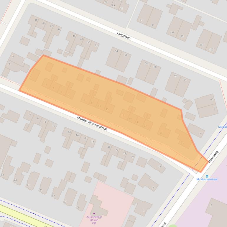 Kaart van postcodegebied 9231HL.