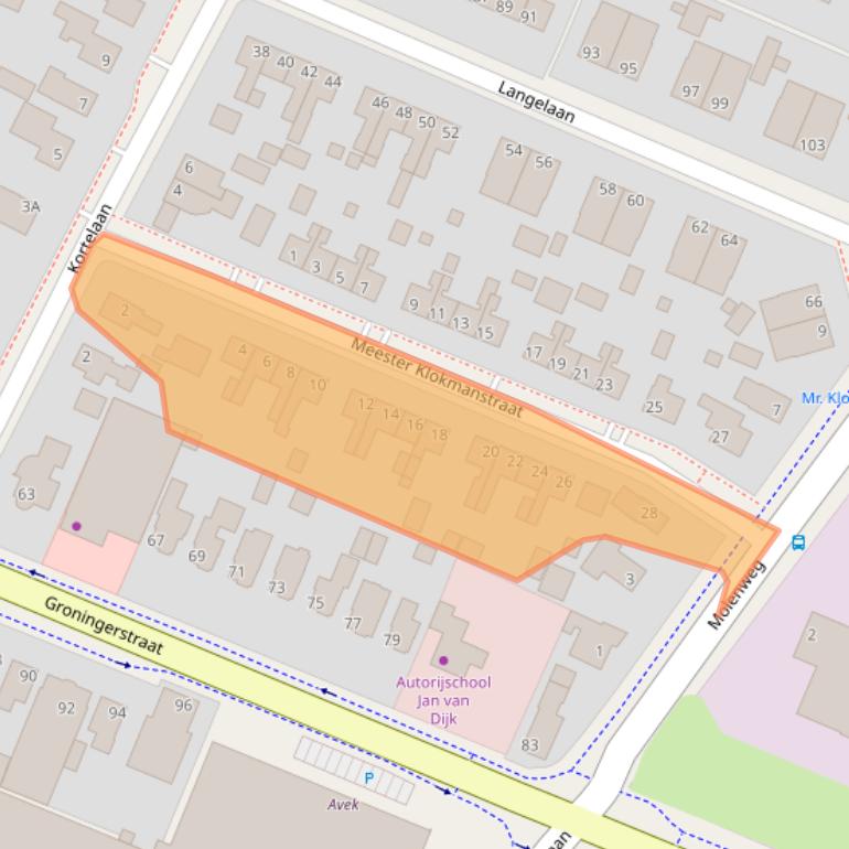 Kaart van postcodegebied 9231HM.