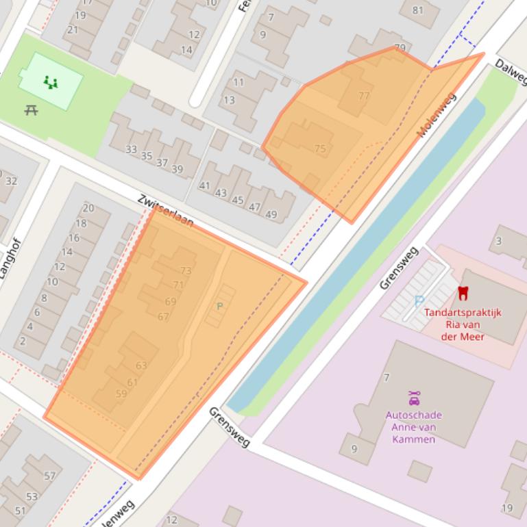 Kaart van postcodegebied 9231HR.