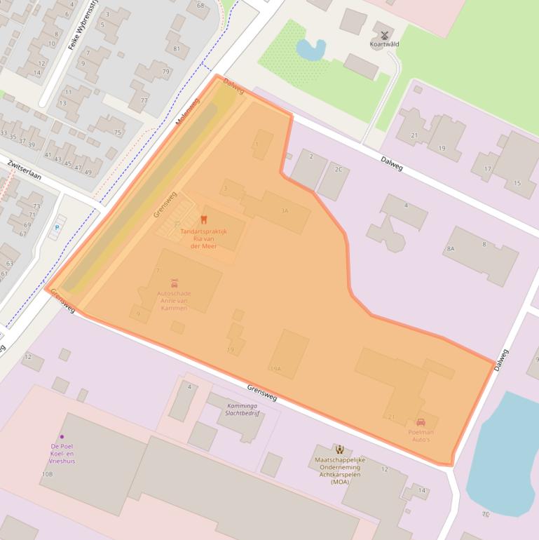 Kaart van postcodegebied 9231HT.