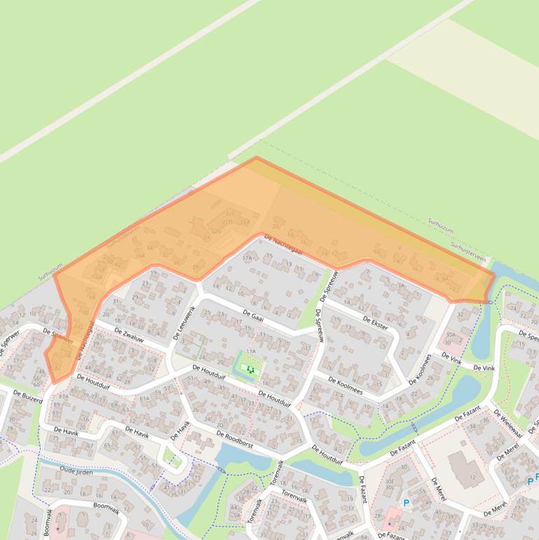 Kaart van postcodegebied 9231JN.