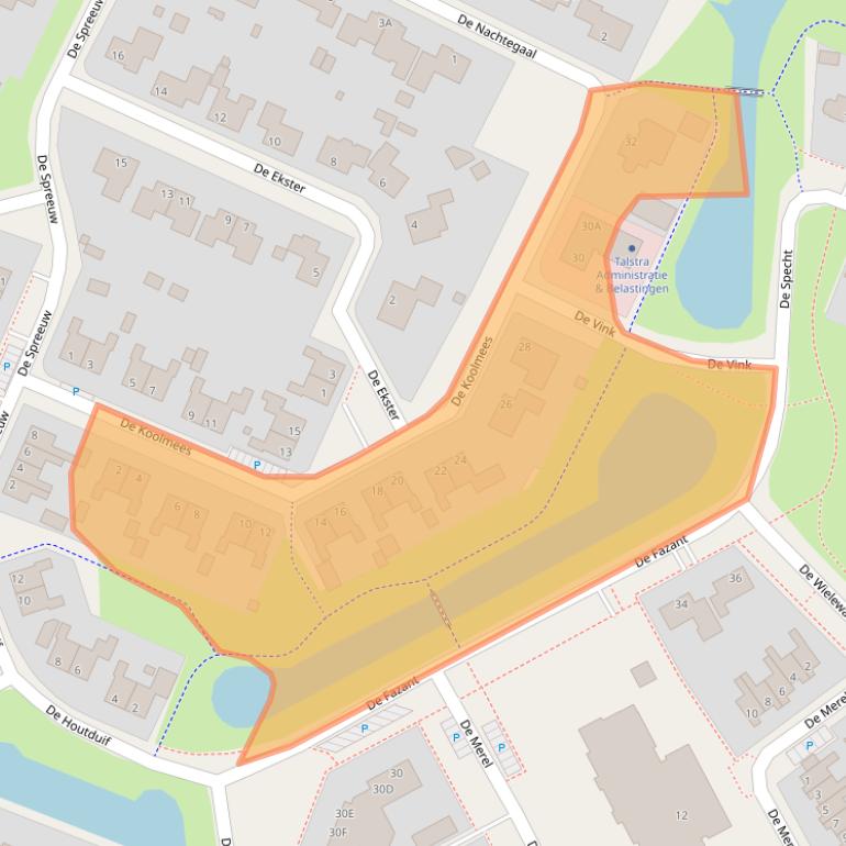 Kaart van postcodegebied 9231JS.