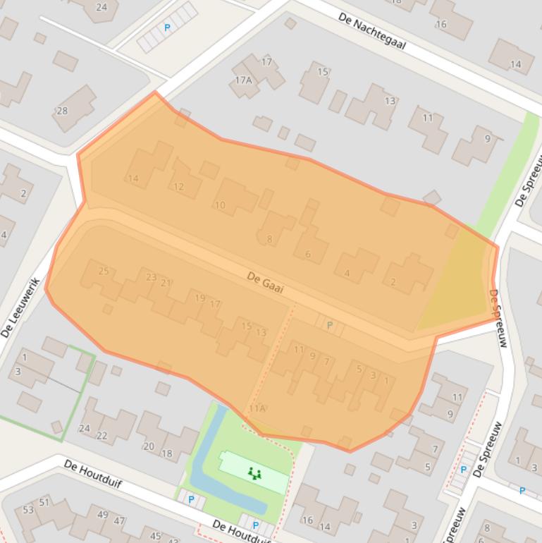 Kaart van postcodegebied 9231JV.