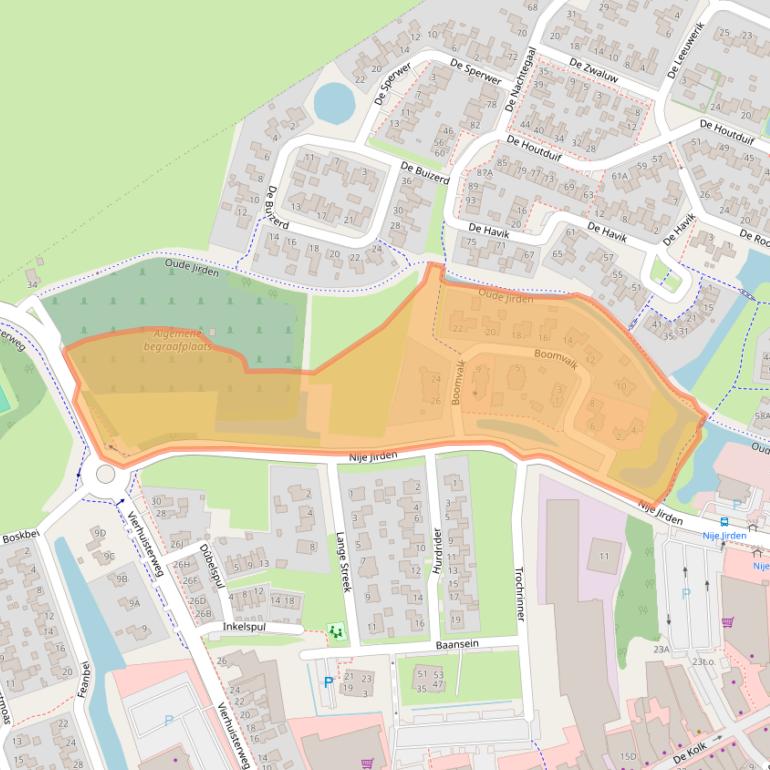 Kaart van postcodegebied 9231KW.