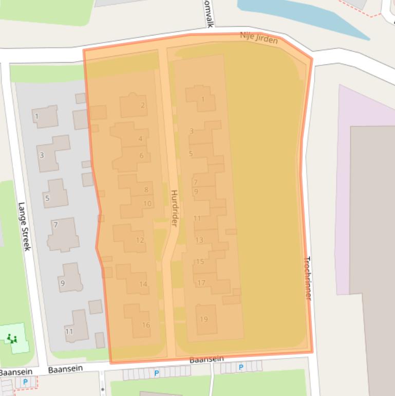 Kaart van postcodegebied 9231LB.