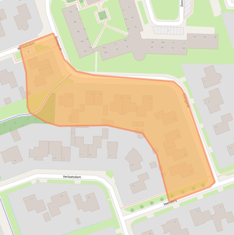 Kaart van postcodegebied 9231MD.