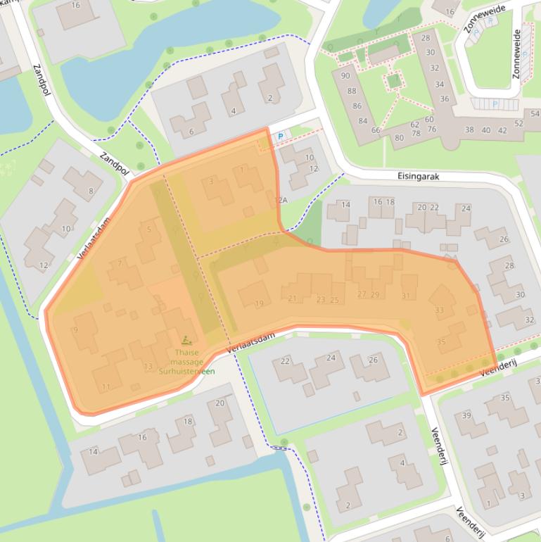 Kaart van postcodegebied 9231ME.